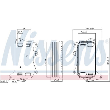 90903 Ölkühler, Automatikgetriebe ** FIRST FIT **