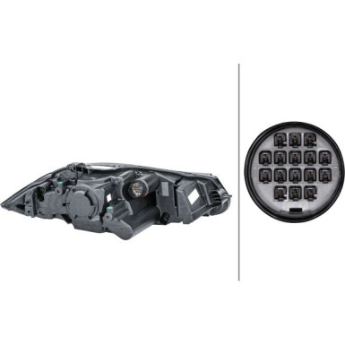 Hella 2 x HELLA Hauptscheinwerfer 1ZS 354 815-011