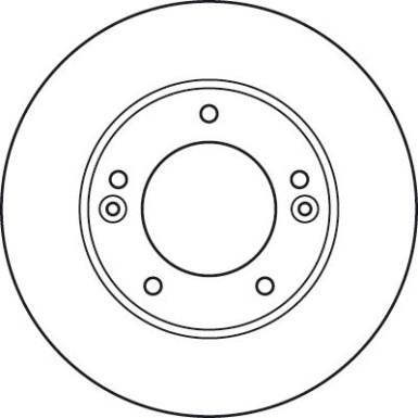 Bremsscheibe TRW SINGLE DF6081S