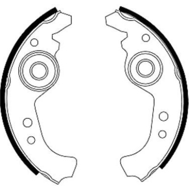 Hella | Bremsbackensatz | 8DB 355 000-091