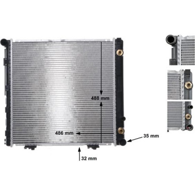 CR 291 000S Kühler, Motorkühlung BEHR