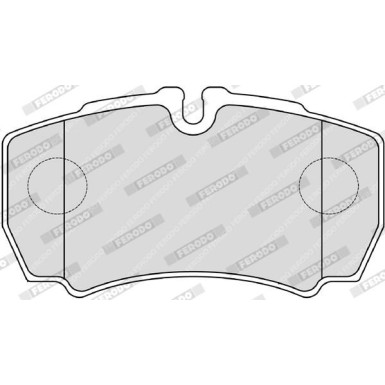 Ferodo | Bremsbelagsatz, Scheibenbremse | FVR4140