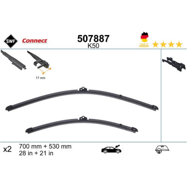 507887 Wischblatt CONNECT MADE IN GERMANY
