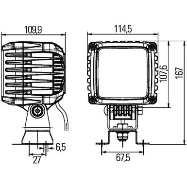 Hella | Arbeitsscheinwerfer | 1GA 996 192-081