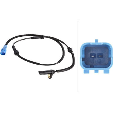 Hella | Sensor, Raddrehzahl | 6PU 009 106-851