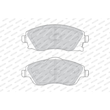 Ferodo Bremsbelagsatz, Scheibenbremse PREMIER ECO FRICTION FDB1424