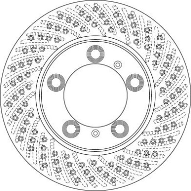 DF6483S Bremsscheibe TRW SINGLE