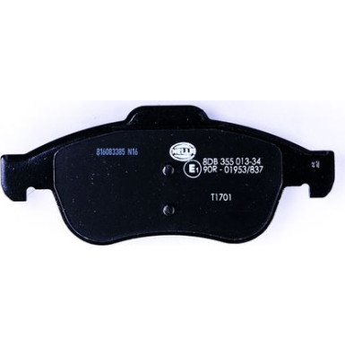Hella | Bremsbelagsatz, Scheibenbremse | 8DB 355 013-341