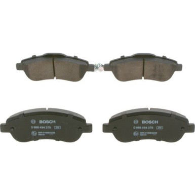 BOSCH | Bremsbelagsatz, Scheibenbremse | 0 986 494 379