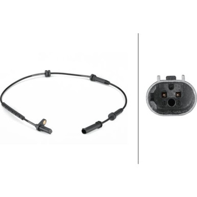 Hella | Sensor, Raddrehzahl | 6PU 012 806-591