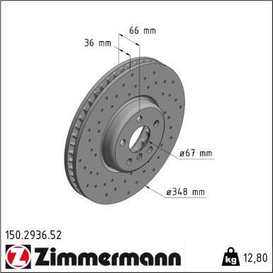 150.2936.52 Bremsscheibe SPORT Z