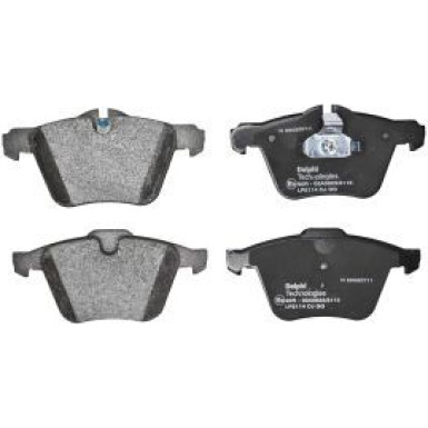 Delphi Bremsbelagsatz, Scheibenbremse LP2114