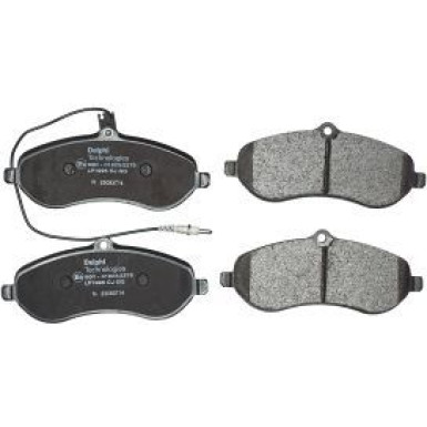 Delphi Bremsbelagsatz, Scheibenbremse LP1995 Delphi Bremsbelagsatz, Scheibenbremse LP1995