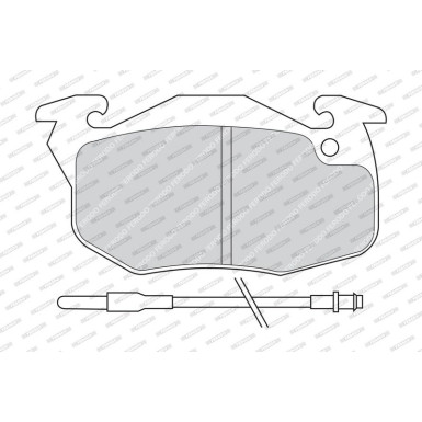 FDB393 Bremsbelagsatz, Scheibenbremse PREMIER ECO FRICTION