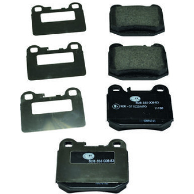 8DB 355 008-831 Bremsbelagsatz, Scheibenbremse