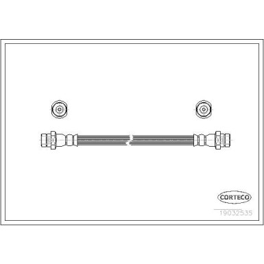 19032535 Bremsschlauch 19032535 Bremsschlauch