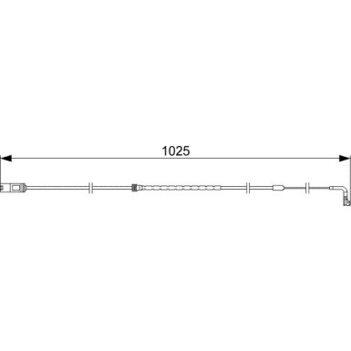 1 987 473 026 Warnkontakt, Bremsbelagverschleiß