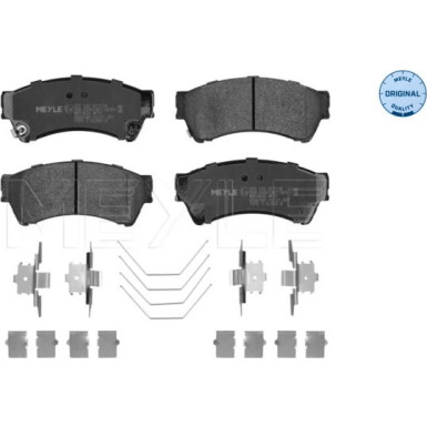 Meyle Bremsbelagsatz, Scheibenbremse MEYLE-ORIGINAL: True to OE 025 245 8217/W