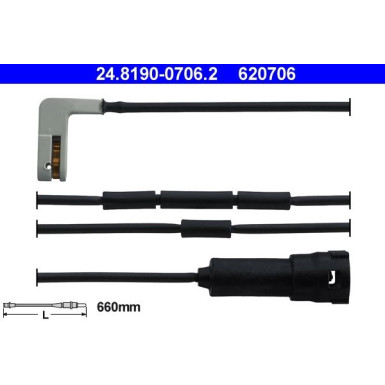 24.8190-0706.2 Warnkontakt, Bremsbelagverschleiß