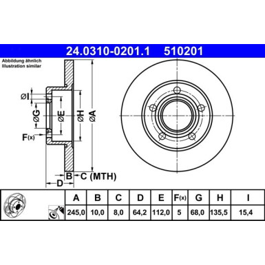 24.0310-0201.1 Bremsscheibe PowerDisc
