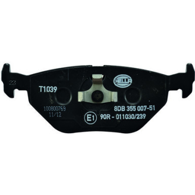 8DB 355 007-511 Bremsbelagsatz, Scheibenbremse