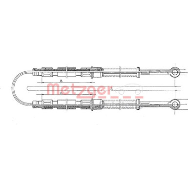 12.102E Seilzug, Feststellbremse