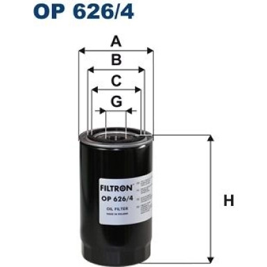 OP 626/4 Ölfilter OP 626/4 Ölfilter