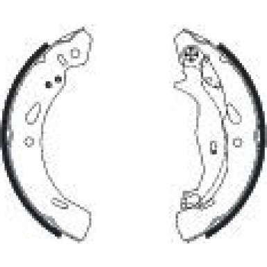 91069200 Bremsbackensatz