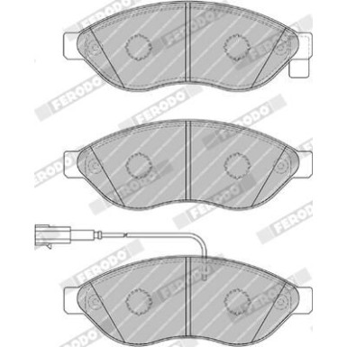FVR1924 Bremsbelagsatz, Scheibenbremse PREMIER ECO FRICTION