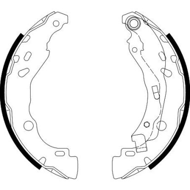 8DB 355 020-081 Bremsbackensatz