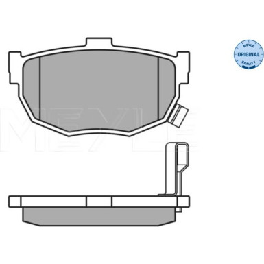 Meyle | Bremsbelagsatz, Scheibenbremse | 025 215 5314/W