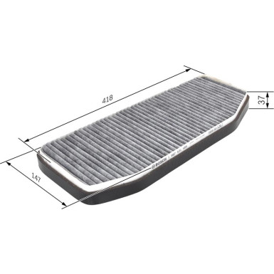 BOSCH 1 987 431 455 Innenraumfilter