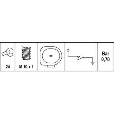 6ZL 008 280-031 Öldruckschalter