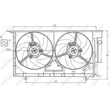 47075 Lüfter, Motorkühlung 47075 Lüfter, Motorkühlung