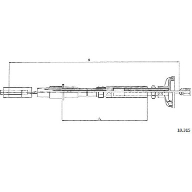 10.315 Seilzug, Kupplungsbetätigung