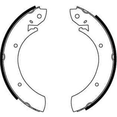 GS6181 Bremsbackensatz