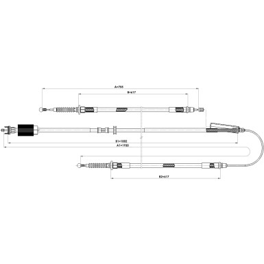 11.5840 Seilzug, Feststellbremse
