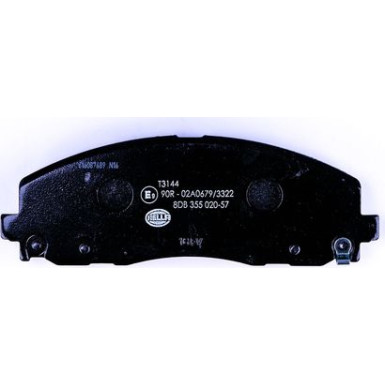 Hella | Bremsbelagsatz, Scheibenbremse | 8DB 355 020-571