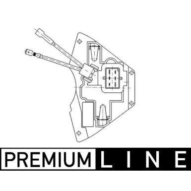 Mahle | Regler, Innenraumgebläse | ABR 31 000P
