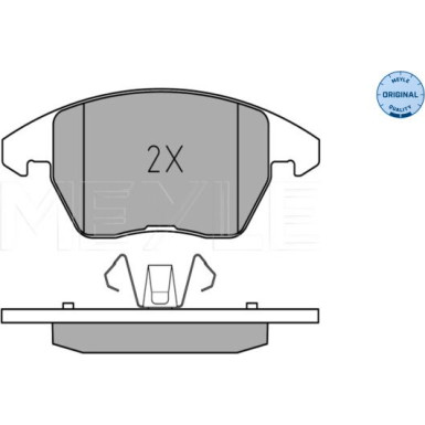 Meyle Bremsbelagsatz, Scheibenbremse MEYLE-ORIGINAL: True to OE 025 235 8919