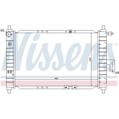 Nissens | Kühler, Motorkühlung | 61646