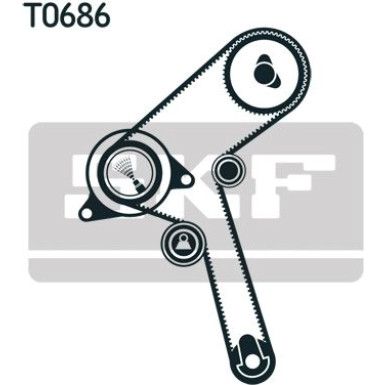 SKF | Zahnriemensatz | VKMA 92519