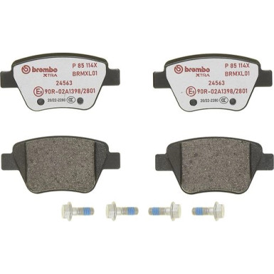 Brembo Bremsbelagsatz, Scheibenbremse XTRA LINE P 85 114X