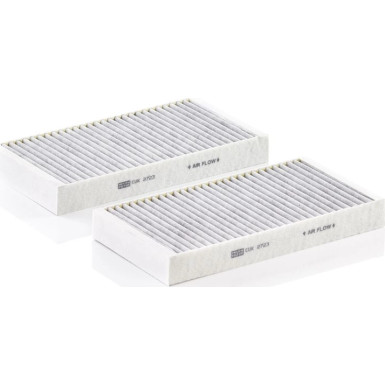MANN-FILTER CUK 2723-2 Innenraumfilter, Aktivkohlefilter MANN-FILTER CUK 2723-2 Innenraumfilter, Aktivkohlefilter