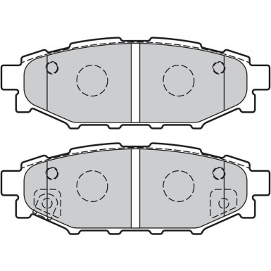 Valeo | Bremsbelagsatz, Scheibenbremse | 301929