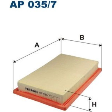 AP 035/7 Luftfilter AP 035/7 Luftfilter