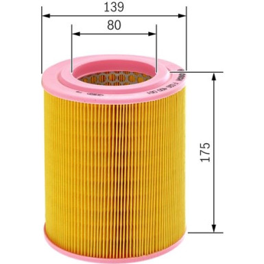 BOSCH F 026 400 061 Luftfilter