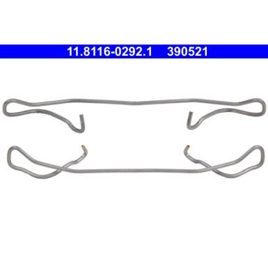 2 x ATE Feder, Bremssattel | 11.8116-0292.1