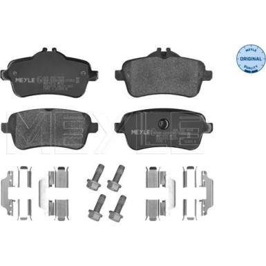 Meyle Bremsbelagsatz, Scheibenbremse MEYLE-ORIGINAL: True to OE 025 252 1618