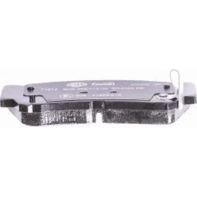 Hella Pagid | Bremsbelagsatz, Scheibenbremse | 8DB 355 013-081